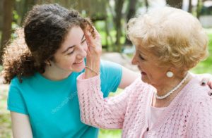 Teen girl loves her grandmother shows that when bipolar disorder in teens: Early treatment leads to better outcomes.