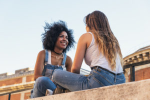 Young women hope that quality friendship promotes lifelong happiness.