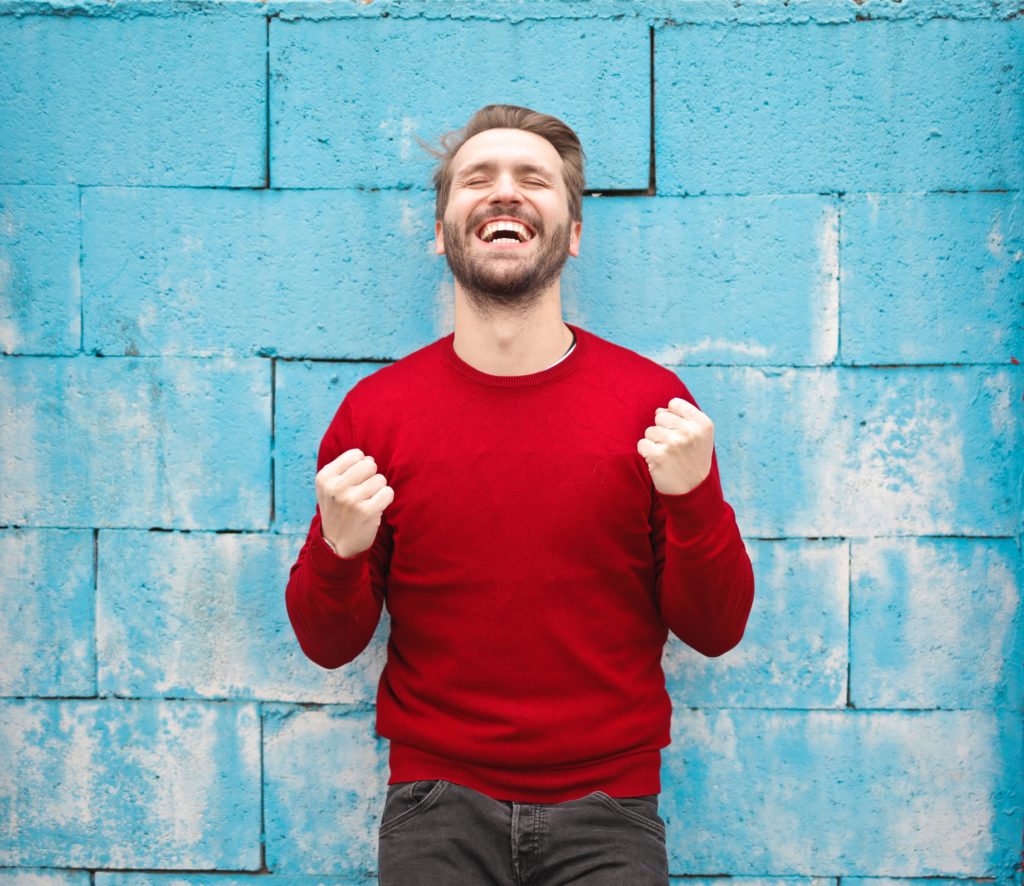 BDNF and microbiome may not be enough, so ketamine treatments can  can bring you to joy like this man.