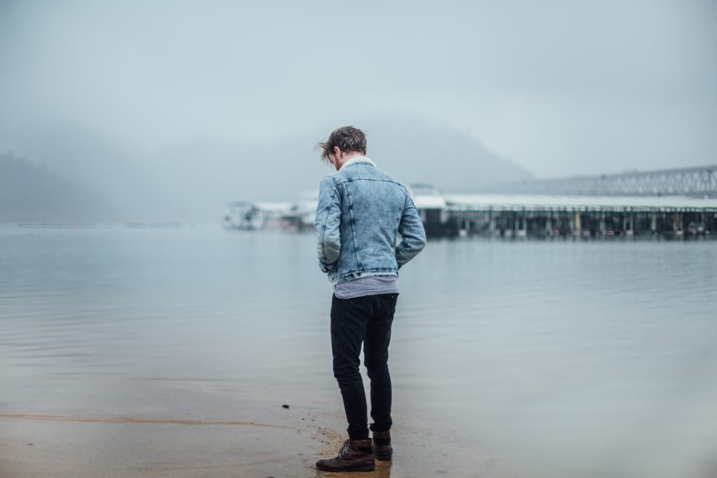 Man thinks alone on cold silent shore may have cerebral folate deficiency.