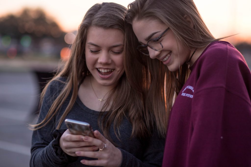 These high school girls are texting cruel comments to another girl...this is a major cause of the teen suicide epidemic.