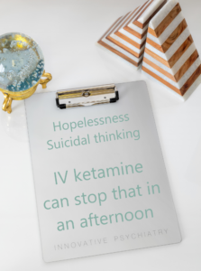 Bipolar in teens can lead to suicidal thinking, but ketamine treatment can stop it in a few hours.